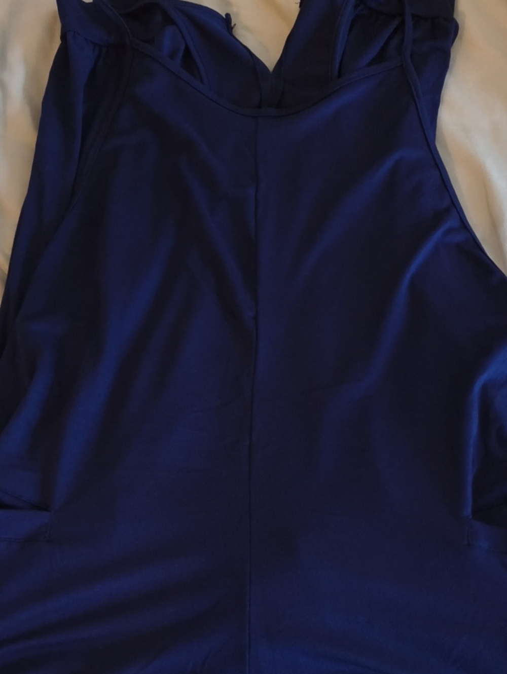 Womens Deep Blue Jumpsuit